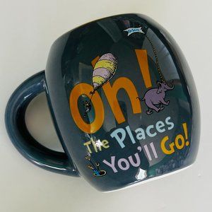 DR SEUSS "Oh! the Places You'll Go!  Oval Whimsical Ceramic Mug